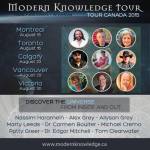 Modern Knowledge Tour Canada 2015