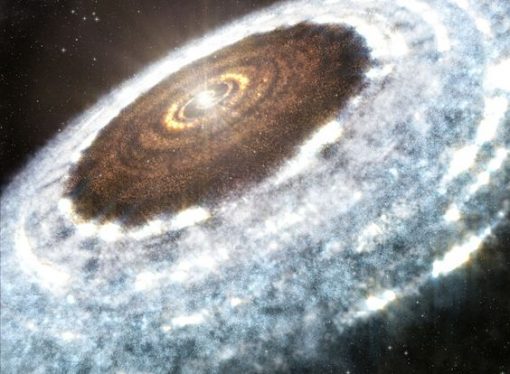 Water Snow Discovered Floating In Distant, Infant Solar System
