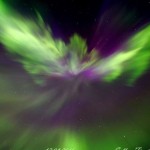 Green Phoenix over Salla, Finland