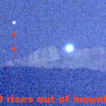 Glowing UFO Comes Out Of Mountain In Las Vegas