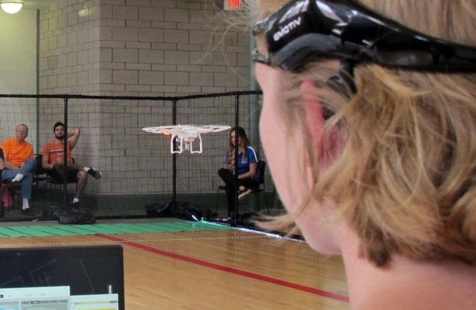 Drones fly controlled by nothing more than people’s thoughts