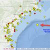 Tsunami Buoy in “EVENT MODE” off New Jersey – Sudden 180′ Water Depth Change