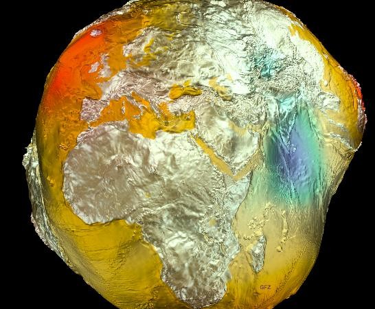 THE “POTSDAM GRAVITY POTATO” SHOWS VARIATIONS IN EARTH’S GRAVITY