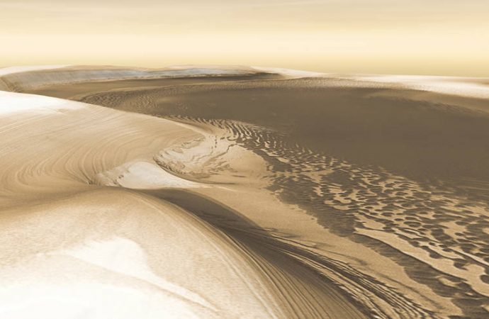 NASA Radar Finds Ice Age Record in Mars’ Polar Cap