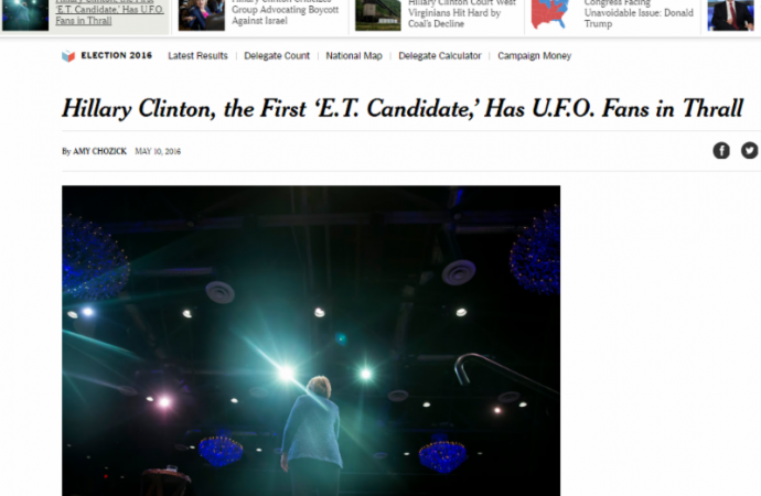 New York Times – Clinton/ET Connection