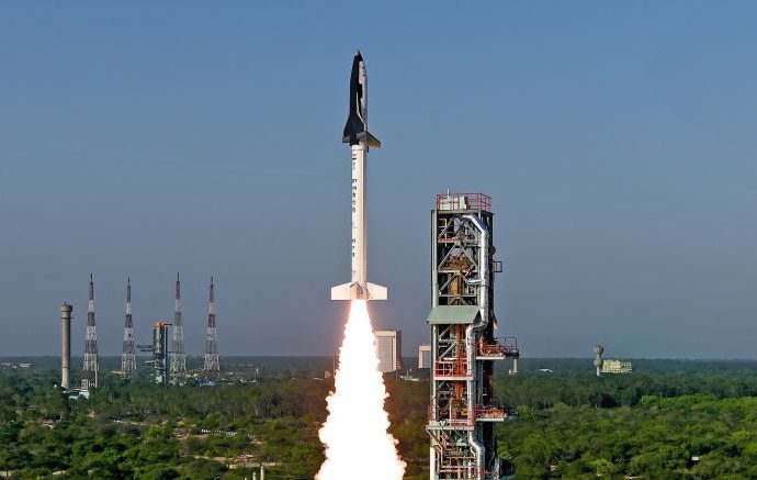 The Images From India’s First Ever Space Shuttle Launch Are Astonishing