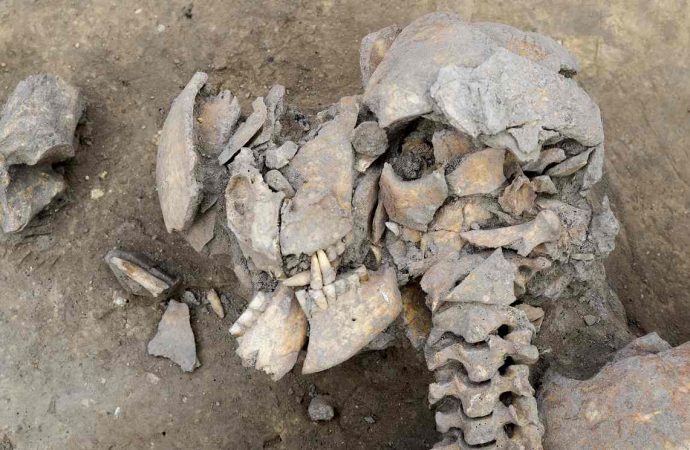 French archaeologists unearth bones from 6,000-year-old massacre