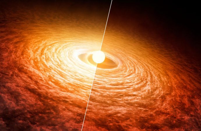 Gluttonous star may hold clues to planet formation