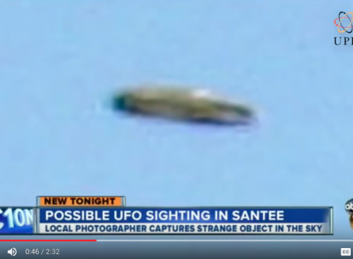 ABC NEWS: A UFO hovering over an historic barn In San Diego, California