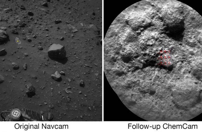 NASA Mars Rover Can Choose Laser Targets on Its Own