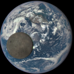 NASA Spaceship Captures Epic Shot Of Moon Passing In Front OF The Earth