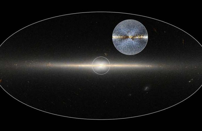 X marks the spot at the center of the Milky Way galaxy