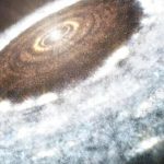 Stellar outburst brings water snowline into view