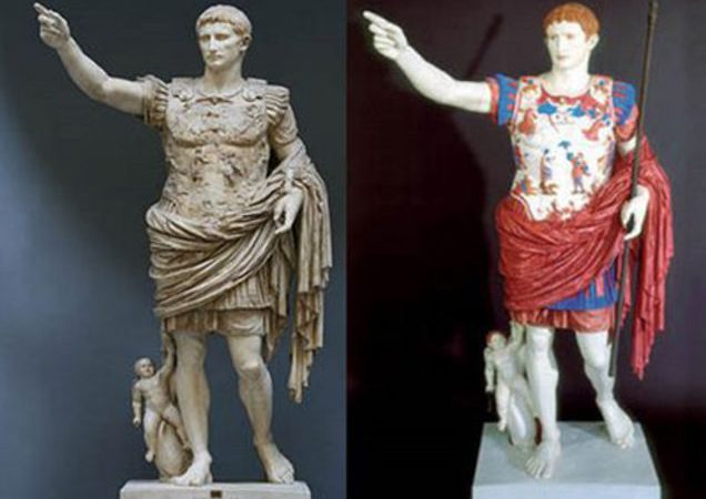 Ultraviolet light reveals how ancient Greek statues really looked