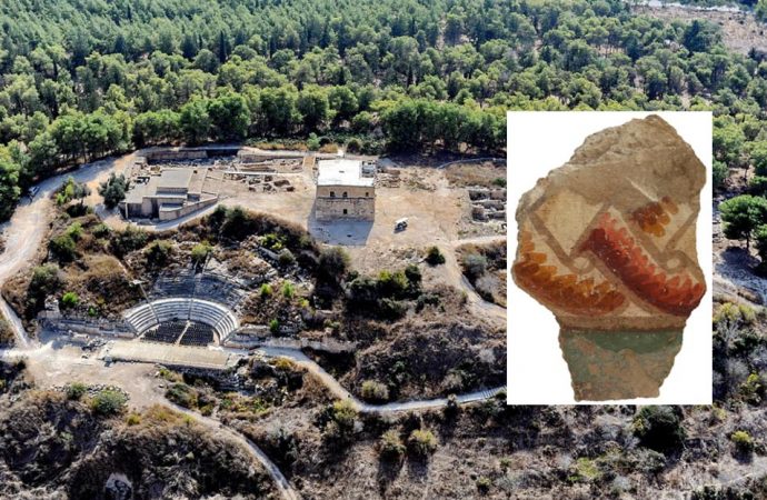 1900-year-old frescoes discovered at Sepphoris, named the Ornament of the Galilee