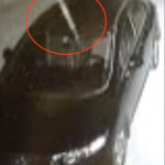 Strange Light Beam Scanning Car Caught On Security Camera