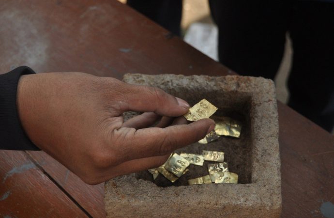 Ancient gold plates found in Boyolali
