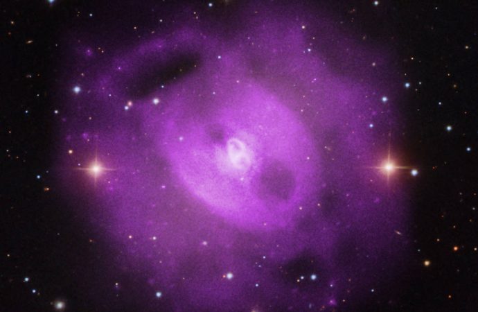 Chandra Finds Evidence for Serial Black Hole Eruptions