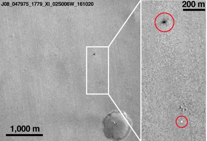 Schiaparelli: Mars probe ‘crash site identified’