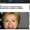 Press Release – the Clintons’ Choice