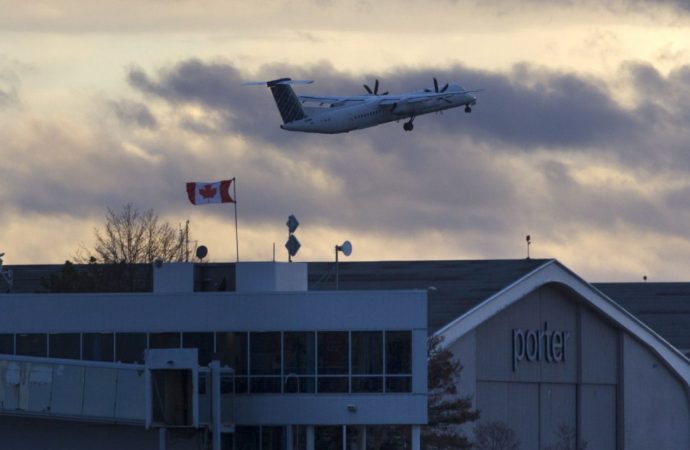 Porter plane narrowly avoids collision with mystery object