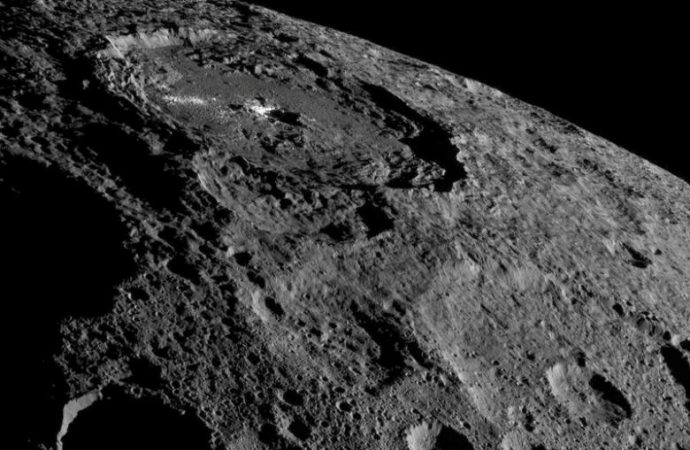 Dwarf planet Ceres is flush with ice, NASA studies show