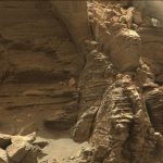 Mars Rover Views Spectacular Layered Rock Formations