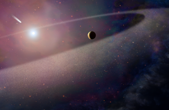 Hubble Witnesses Massive Comet-Like Object Pollute Atmosphere of a White Dwarf