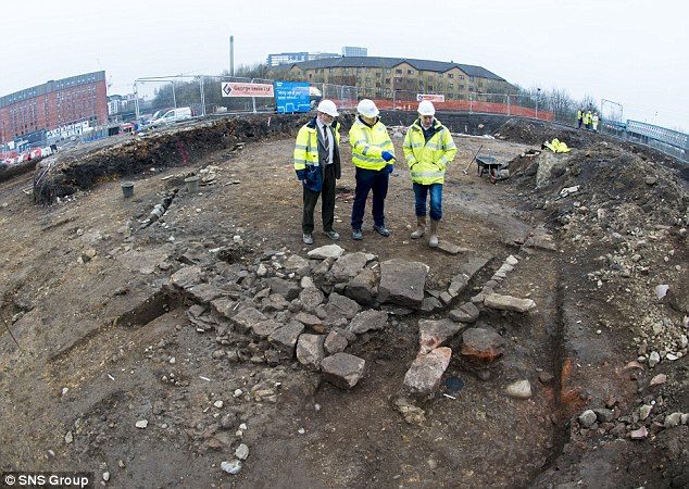 Ruins of TWO medieval castles uncovered in Glasgow