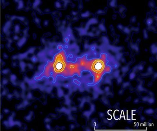 First ‘image’ of a dark matter web that connects galaxies