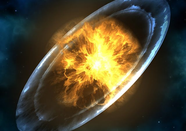 Distance at which supernova would spark mass extinctions on Earth