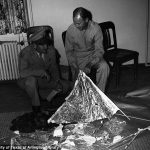 Close encounters of a blurred kind! UFO hunters ZOOM in on faded Roswell photo and claim US general’s memo reveals a ‘disc-shaped craft and victims’ found in 1947 mystery crash