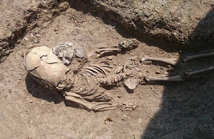 2,000-Year-Old Toddler Skeleton with Elongated Skull Unearthed in Crimea