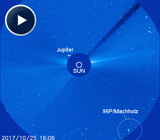 AN UNUSUAL COMET DIVES TOWARD THE SUN