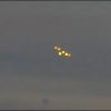 Eerie lights flying in formation in the sky raise UFO fears