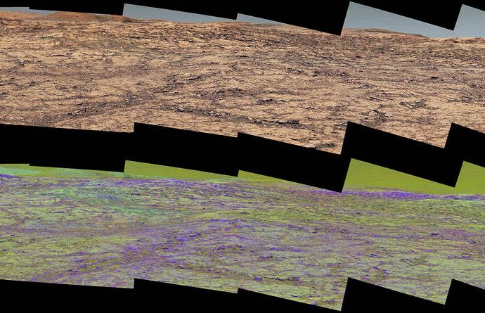 Martian Ridge Brings Out Rover’s Color Talents