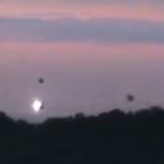 UFOs Landing Activity Recorded On Camera