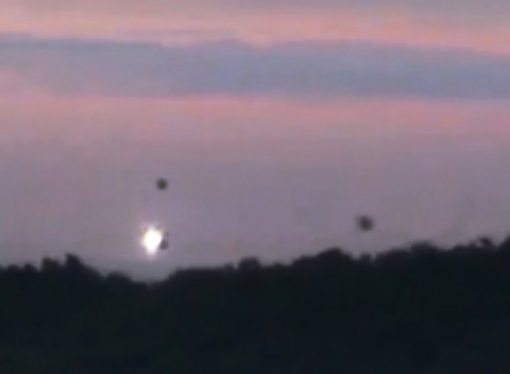 UFOs Landing Activity Recorded On Camera