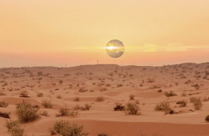 Strange SPHERICAL UFO spotted by Police Officers in Arizona Desert – USA !!! January 2018