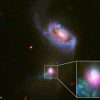 Supermassive black hole eats, burps and naps