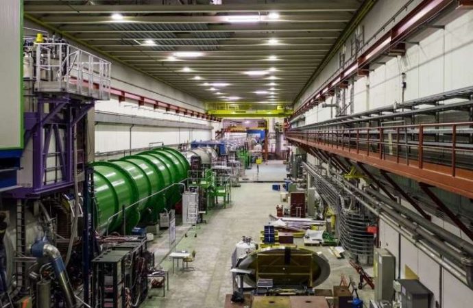 CERN experiment sees hints of a rare kaon decay
