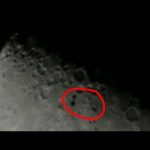 3 UFO’s fly between the earth and the moon April 22nd 2018