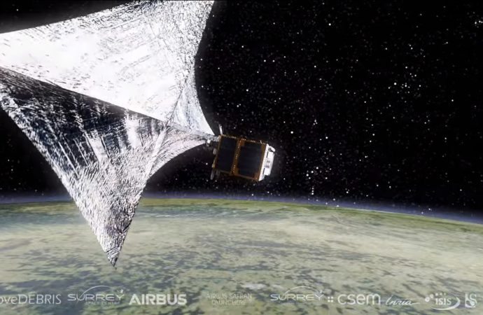 This Space Junk Removal Experiment Will Harpoon & Net Debris in Orbit