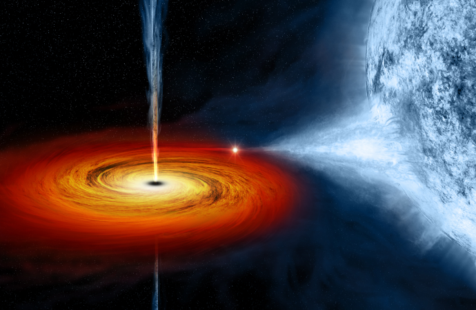 Astronomers see distant eruption as black hole destroys star