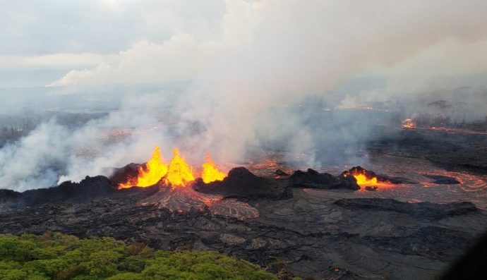 Hawaii’s Volcano Eruption Continues on its Rampage Causing Both Destruction and More Land