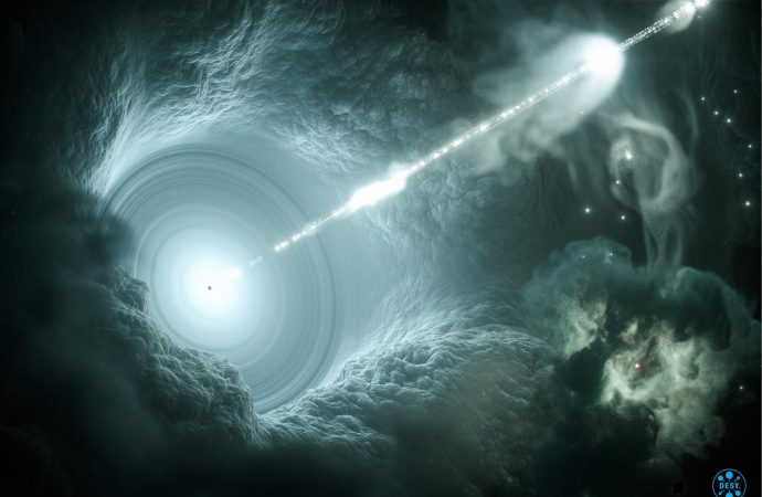 Black Hole Ghost Particle Caught Striking Earth