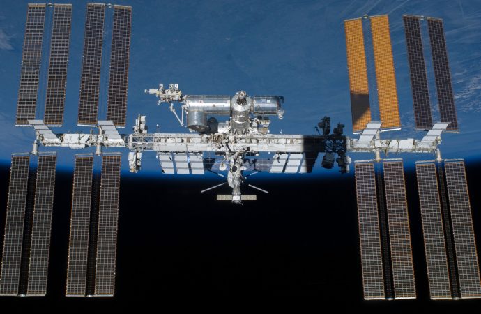 Did a Micrometeoroid Poke a Hole in the Space Station?