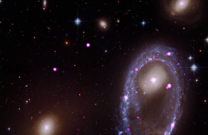 Cosmic Collision Forges Galactic One Ring—in X-rays