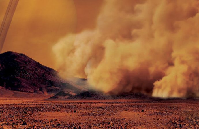 Dust Storms Rage on Saturn Moon Titan, Just Like on Mars and Earth