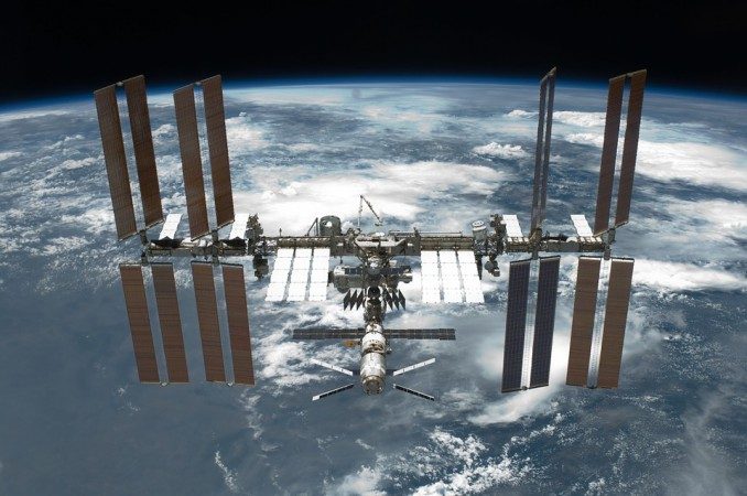 ISS suffers oxygen leak after hit by an asteroid; Astronauts use duct tape to seal it for now